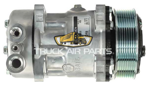 TruckAir Parts 03-1400 - Sanden SD7H15 Standard Compressor 8 Groove 119mm 12V